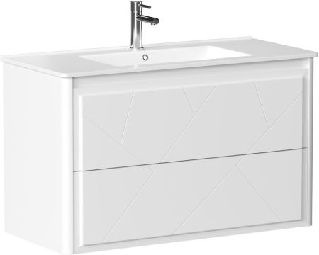Тумба под раковину Allen Brau Paris 100 1.360002.WM белый матовый, артикул 1.360002.WM