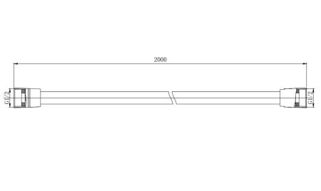 Шланг для душа 200см AQUATEK AQ2112CR, артикул AQ2112CR