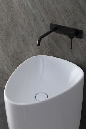 Раковина напольная Allen Brau Infinity 4.21016.20 белый глянец, артикул 4.21016.20