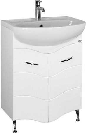 Тумба под раковину Onika Лайн 60 Белая, артикул 106043