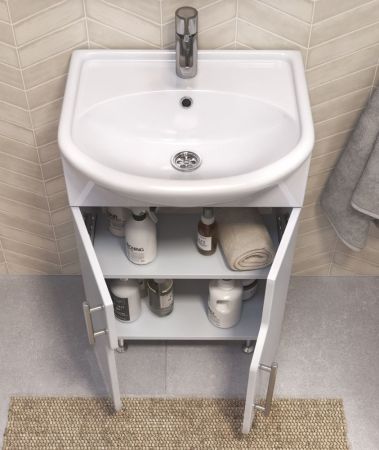 Тумба с раковиной напольная VIGO Grand tn.GRA.LAD.50.2D, 50 см, артикул tn.GRA.LAD.50.2D-com