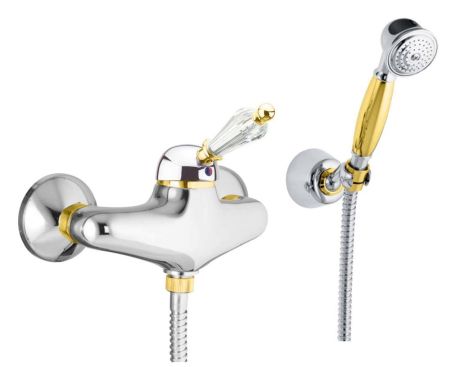 Смеситель для душа Fiore IMPERIAL- SKY  (SWAROVSKI®) 82CO5127, хром/золото, артикул 82CO5127