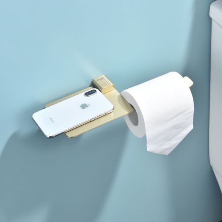 Держатель для туалетной бумаги Raglo R301.03.03, золотой сатин