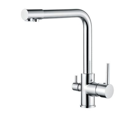 AQG DUO, смеситель для кухни с фильтром, цвет хром, артикул 05NIC560CR