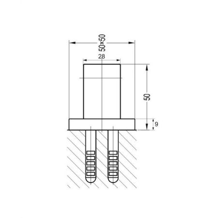 Кронштейн точечный OMNIRES 8876ABL (черный BLH) Кронштейн точечный OMNIRES 8876ABL (черный BLH)