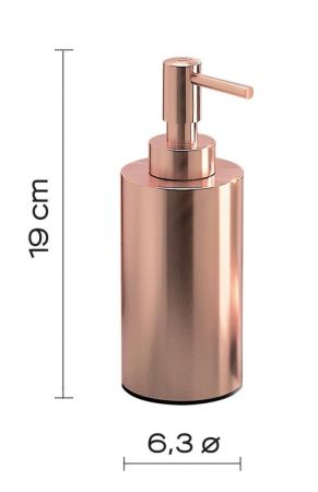 Gedy Elettra, настольный дозатор с пластиковой помпой, цвет медь, артикул EE80(15)