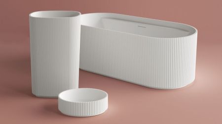 Zenon Olympia, акриловая ванна закругленной формы с рельефом, 170x80xh58 см, цвет белый матовый, артикул 4000.000.000.000.39658