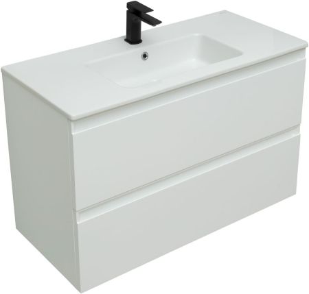 Тумба под раковину Allen Brau Eclipse 100 1.E1003.WM белый матовый, артикул 1.E1003.WM