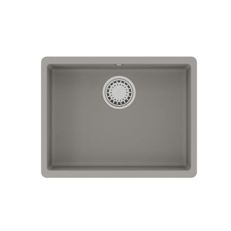 Кухонная мойка Lemark SINARA 540-U подстольного монтажа из кварцгранита цвет: Грей (9910075), артикул 9910075