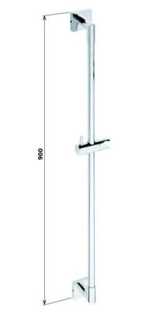 Стойка для душа Beta 90x900x110мм, хром