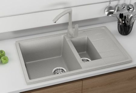 Кухонная мойка Ulgran U-205-310, серый, артикул U-205-310