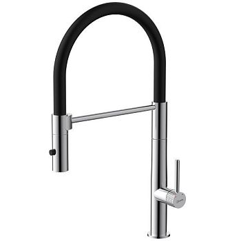 Смеситель Lemark Beluga для кухни с гибким изливом (LMF-8074B-C)