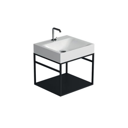 KERASAN Cento раковина 50х45см подвесная/накладная, без отв под смеситель,цвет белый, артикул 353001*0