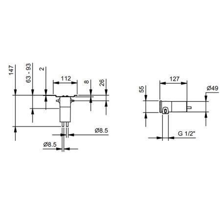 Fantini Внутренняя часть для смесителя 8114B,8115B