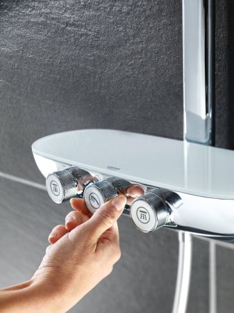 Душевая система GROHE RAINSHOWER SMARTACTIVE 26250000 (хром, металл/пластик, 175-см), шт, артикул 26250000
