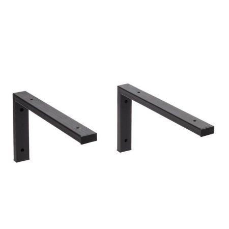 Кронштейн VIANT Г-образный черный, комплект 2 шт. (VKRCH4523-G), артикул VKRCH4523-G