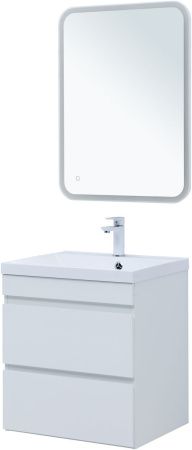 Тумба под раковину Aquanet Нота New 60 белый глянец Тумба под раковину Aquanet Нота New 60 белый глянец