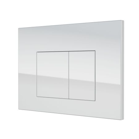 Кнопка смыва Nikel Ceramic White  для инсталляции Hasvik (Хасвик), ABS пластик