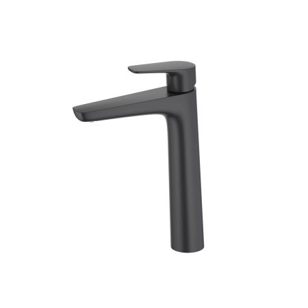 Смеситель для раковины 230, без донного клапана AQUATEK, матовый черный AQ1104MB БЕТТА, артикул AQ1104MB