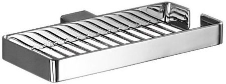 Gedy Lounge, настенная  двойная металлическая мыльница - решетка, цвет хром, артикул 5418(13)