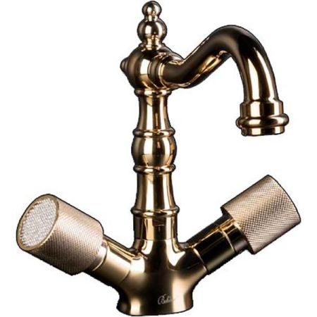 Смеситель для раковины Boheme Royal Cristal 292-RoyalCRST Золото, артикул 292-RoyalCRST