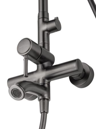 Душевая система WONZON & WOGHAND TOR, Темный графит (WW-88047073-BGM), артикул WW-88047073-BGM