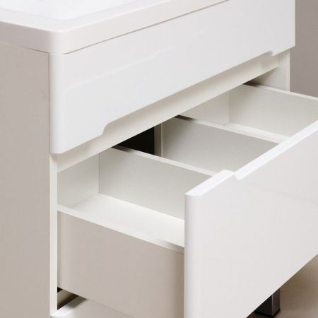 Тумба под раковину Runo Парма 60 4620750025809 Белая