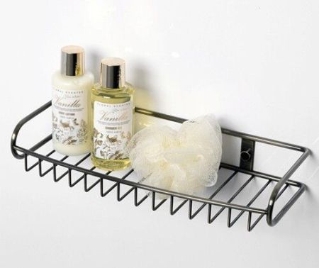 Полка корзина WasserKRAFT Exter K-1611 Светлая бронза, артикул K-1611