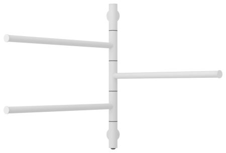 Электрический полотенцесушитель СУНЕРЖА "Триада" 540х585 (35.8 Вт) (Матовый Белый), артикул 30-0822-0540