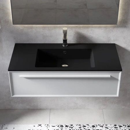 Раковина Paola Nero 1000 ST-B, черный, артикул Nero 1000 ST-B