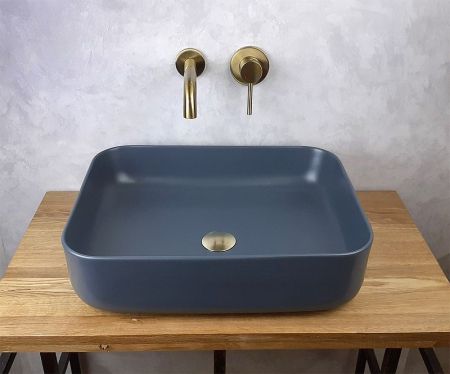 Раковина-чаша Bronze de Luxe Scandi 50 6127-DGM Серая матовая, артикул 6127-DGM