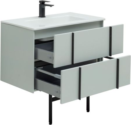 Тумба под раковину Allen Brau Reality 80 1.32005.PWM папирус матовый, артикул 1.32005.PWM