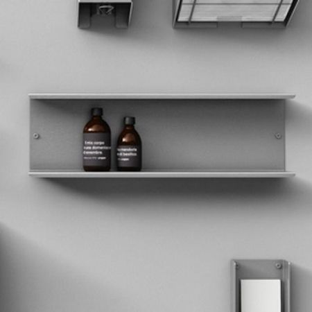 Agape Mach 2 Полка двойная 80х10х19 см, цвет: сатин, артикул AMC20925SP