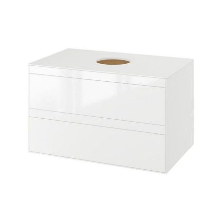 Тумба под раковину EXCELLENT Finli  80 см (белый глянец), артикул MLEX.1102.800.WHWH