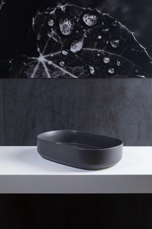 Раковина накладная Allen Brau Fantasy 55 4.11022.AN антрацит, артикул 4.11022.AN