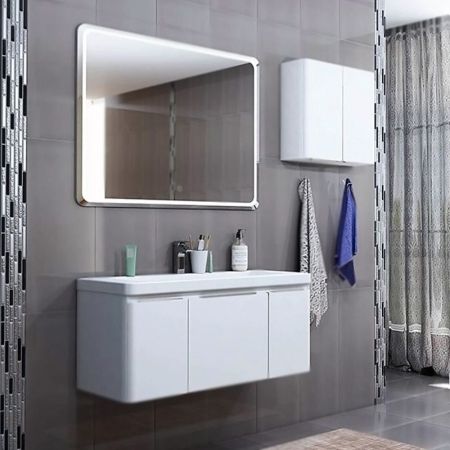 Тумба под раковину АКВАТОН ШЕРИЛЛ 84,4 1A208801SH010 (подвесная, белый), шт, артикул 1A208801SH010