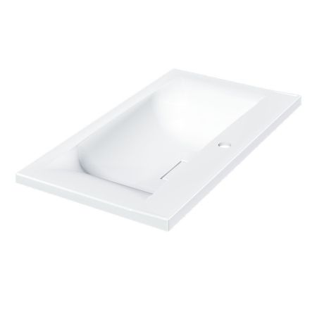 Раковина VCB-3M800W из искуственного камня, цвет белый, артикул VCB-3M800W