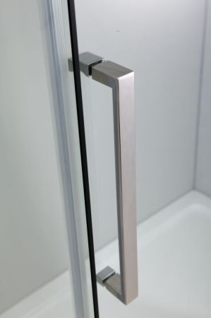 Душевой уголок Black&White Stellar Wind S508 прямоугольный профиль Серебристый хром стекло прозрачное, артикул 5088012