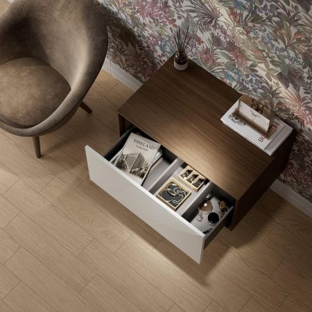 Тумба ATOLLO напольная/подвесная с ящиком 80, деревянная, артикул AT.80\WD