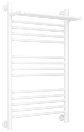 Полотенцесушитель, Сунержа, Богема +, с 1 полкой, водяной, ширина, мм-550, глубина, мм-213, высота, мм-862, межосевое расстояние-500, подключение-диагональное/нижнее/вертикальное, температура теплоносителя-до 95°С, мощность-Вт-497, присоединительный разме, артикул 30-0223-8050