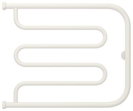 Полотенцесушитель водяной Лира 500х650 Н. Г. 1" (Матовый Белый), артикул 30-0011-5065