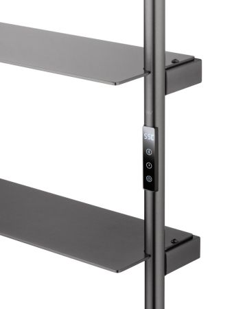 Полотенцесушитель электрический WONZON & WOGHAND DÜSSELDORF, Темный графит (WW-A205-GM), артикул WW-A205-GM