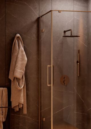 Душевая система встраиваемая Knotlor SS-26/RB, бронза, артикул SS-26/RB