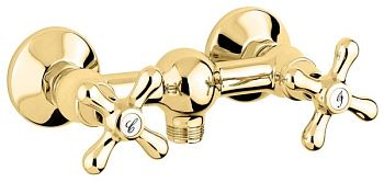 Emmevi Deco Classic, двухвентильный смеситель для душа, без набора для душа, золото