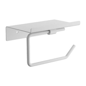 Держатель для туалетной бумаги с полкой BELZ B9001-8, белый