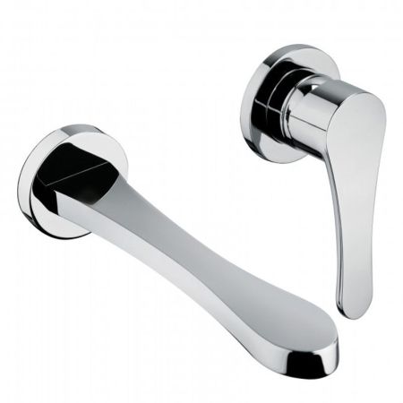 Bongio O'Clock Green Встраиваемый смеситель для раковины, излив 220 мм, цвет хром, артикул 14538CR22GR