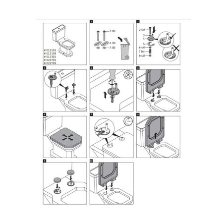 Сиденье для унитаза, Duravit, 1930, с автоматическим закрыванием, материал шарниров-нержавеющая сталь, цвет шарниров-нержавеющая сталь, без декора, цвет-белый, артикул 0064890000