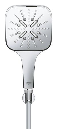 Душевой набор GROHE Rainshower SmartActive 130 Cube, 3 вида струй, хром (26589000)