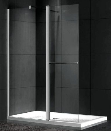 Душевой уголок Gemy S03161D 150x90 профиль Хром стекло Цвет, артикул S03161D