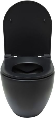Чаша подвесного унитаза Allen Brau Reality 4.32006.31 черный матовый, артикул 4.32006.31